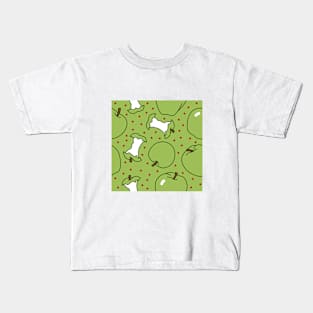 Apples with Polka Dots Kids T-Shirt